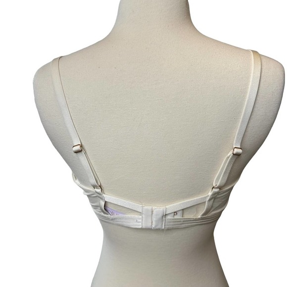 Savage X Fenty Womens Bra Wired Lightly Padded Adjustable Straps Off White 36D - Picture 7 of 8